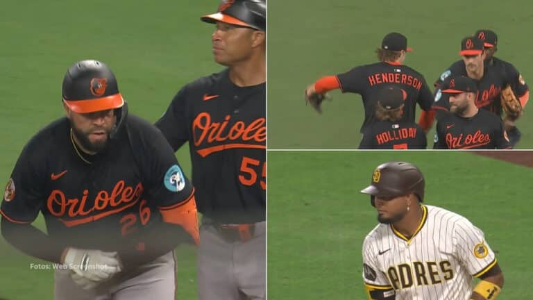 Enmanuel Rivera con Baltimore Orioles y Luis Arraez con San Diego Padres