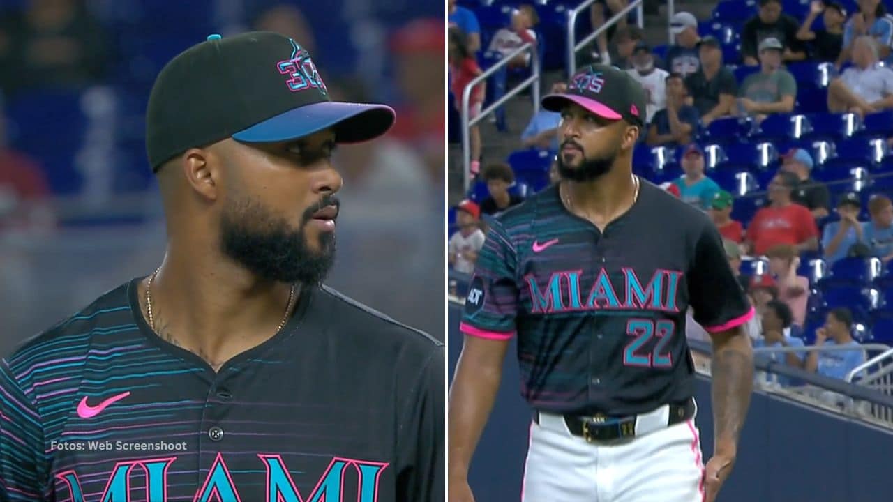 El pelotero dominicano Sandy Alcántara es el segundo lanzador con 900 ponches en Miami Marlins.