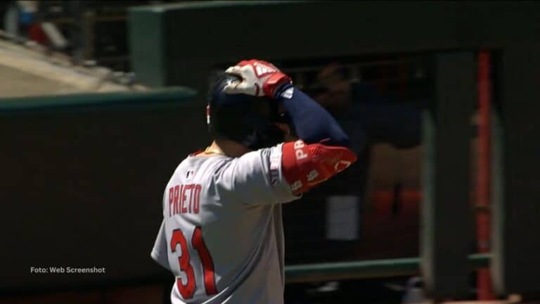 El pelotero cubano César Prieto registra tan solo un imparable en Grandes Ligas hasta ahora.
