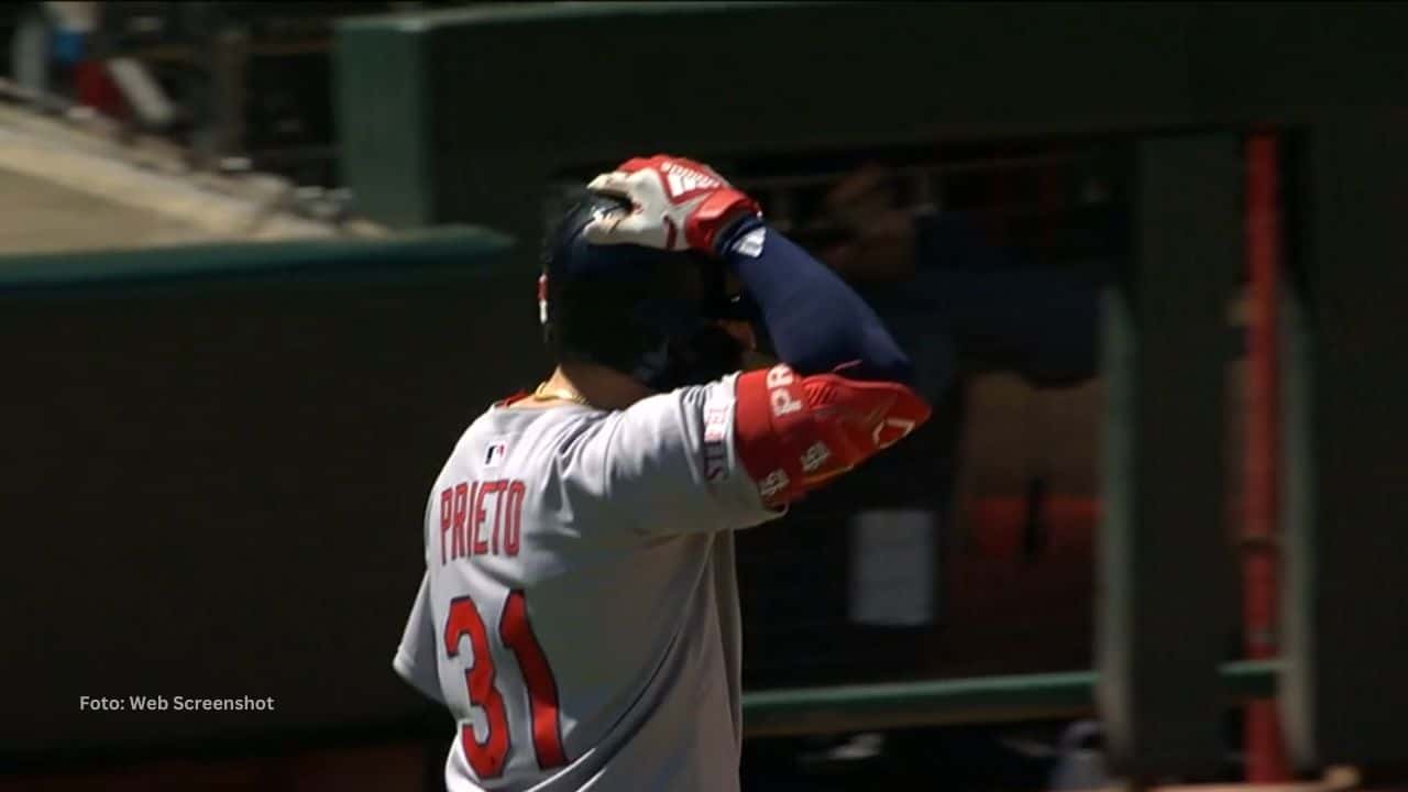 El pelotero cubano César Prieto registra tan solo un imparable en Grandes Ligas hasta ahora.