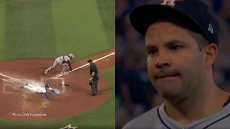 En el choque, el abridor de Houston Astros, Luis García, salió lesionado en la segunda entrada.