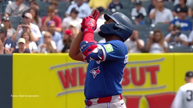 Vladimir Guerrero Jr. con Toronto Blue Jays ante New York Yankees