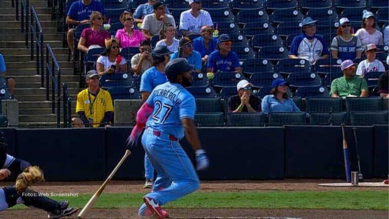 Vladimir Guerrero Jr. también igualó un registro de Francisco Lindor esta campaña con sus 34 dobletes.