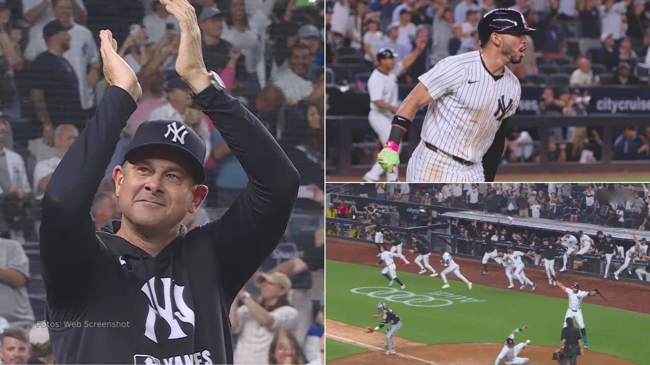 Yankees llegó con desventaja a la novena entrada pero aprovechar los errores de Chicago.