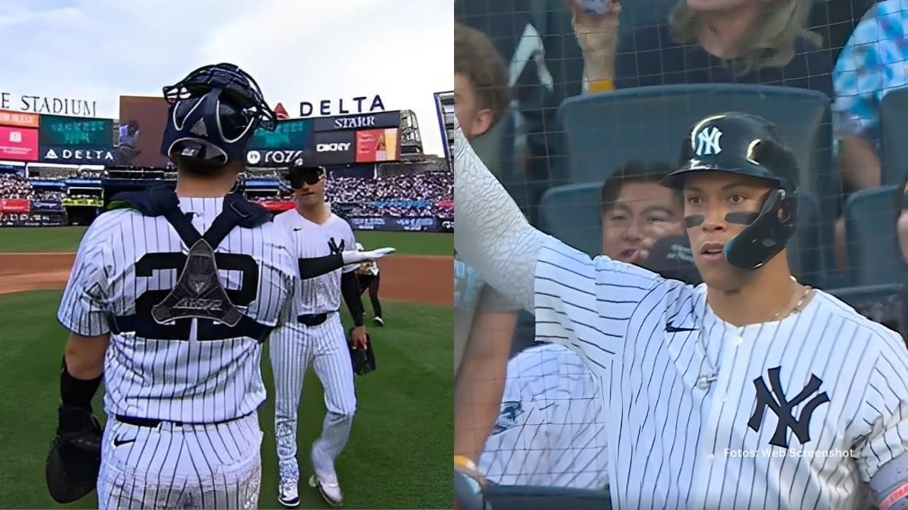 Jugadores de New York Yankees y Aaron Judge