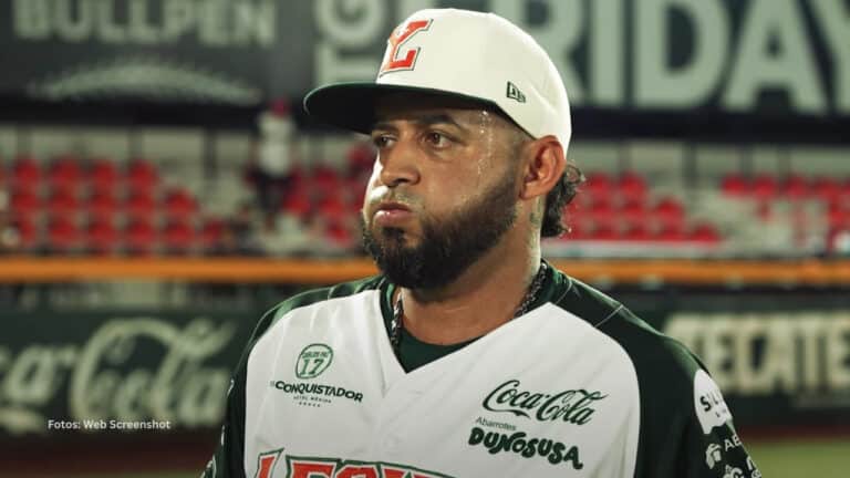 Yoanner Negrin en un juego en la Liga Mexicana