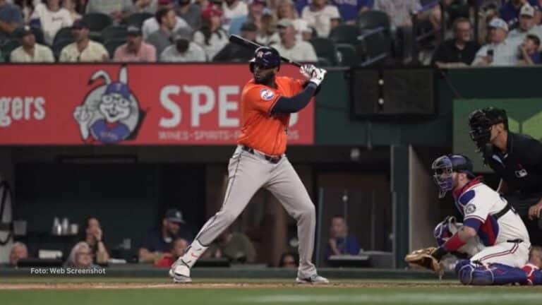 Yordan Alvarez le está pegando con mucha fuerza a la pelota desde que regresó de la lista de lesionados.