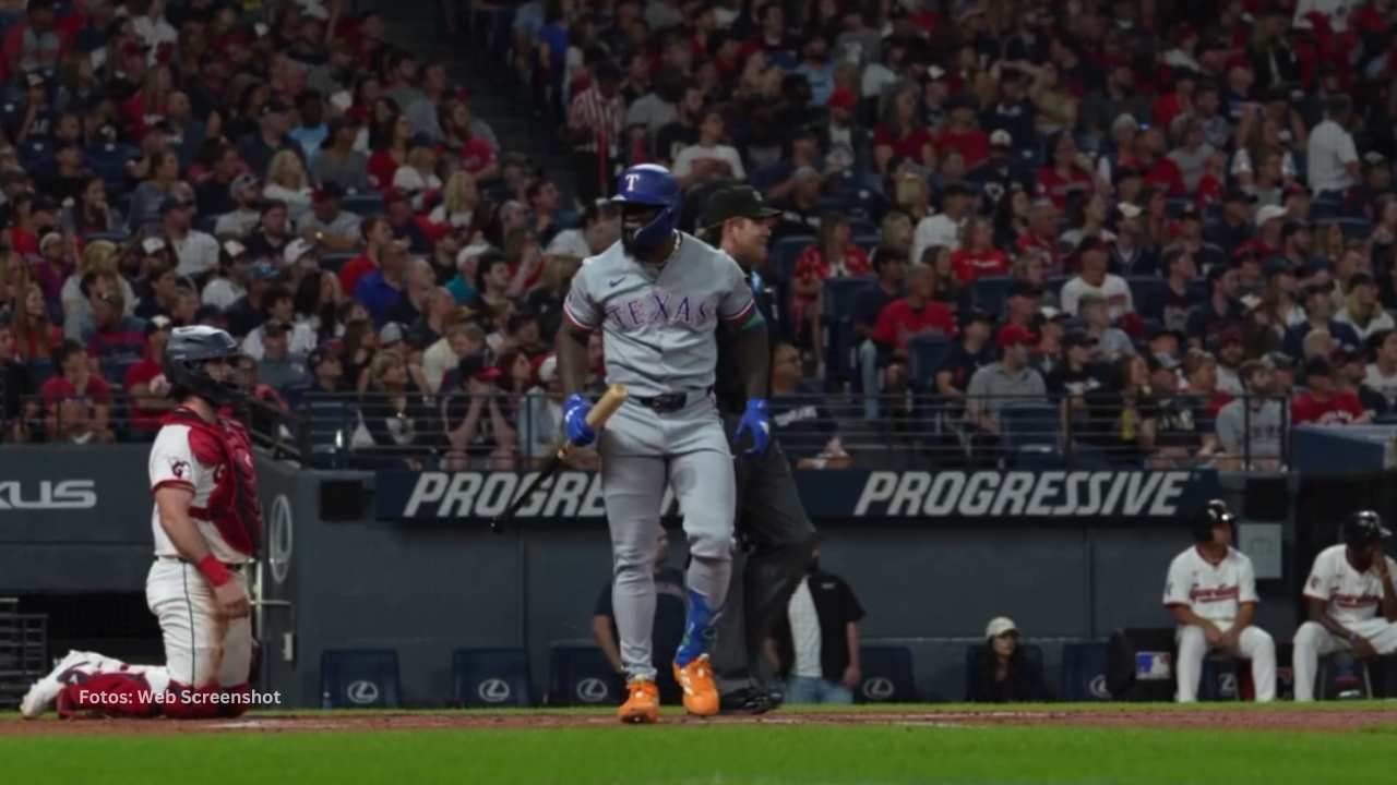 El pelotero cubano Adolis García quedó cerca de los 20 jonrones en la temporada MLB 2025.