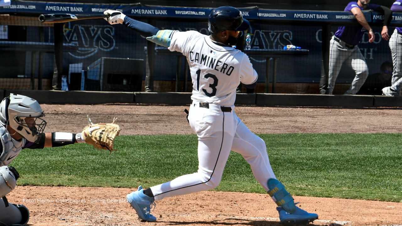 Junior Caminero arriba a 43 jonrones en el 2025
