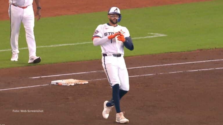 Desde su llegada a Houston Astros Carlos Correa exhibe línea ofensiva de .293/.351/.407/.758 con tres jonrones y 14 empujadas.