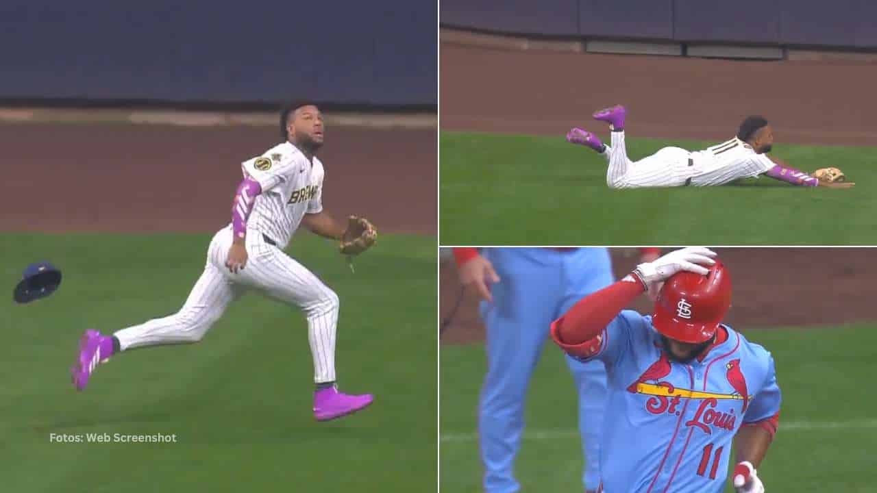 Jackson Chourio solo ha cometido dos errores en los jardines en este 2025.