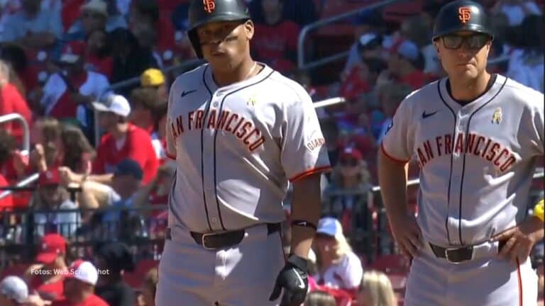 Rafael Devers ha conectado cuatro jonrones en los últimos siete juegos con San Francisco Giants