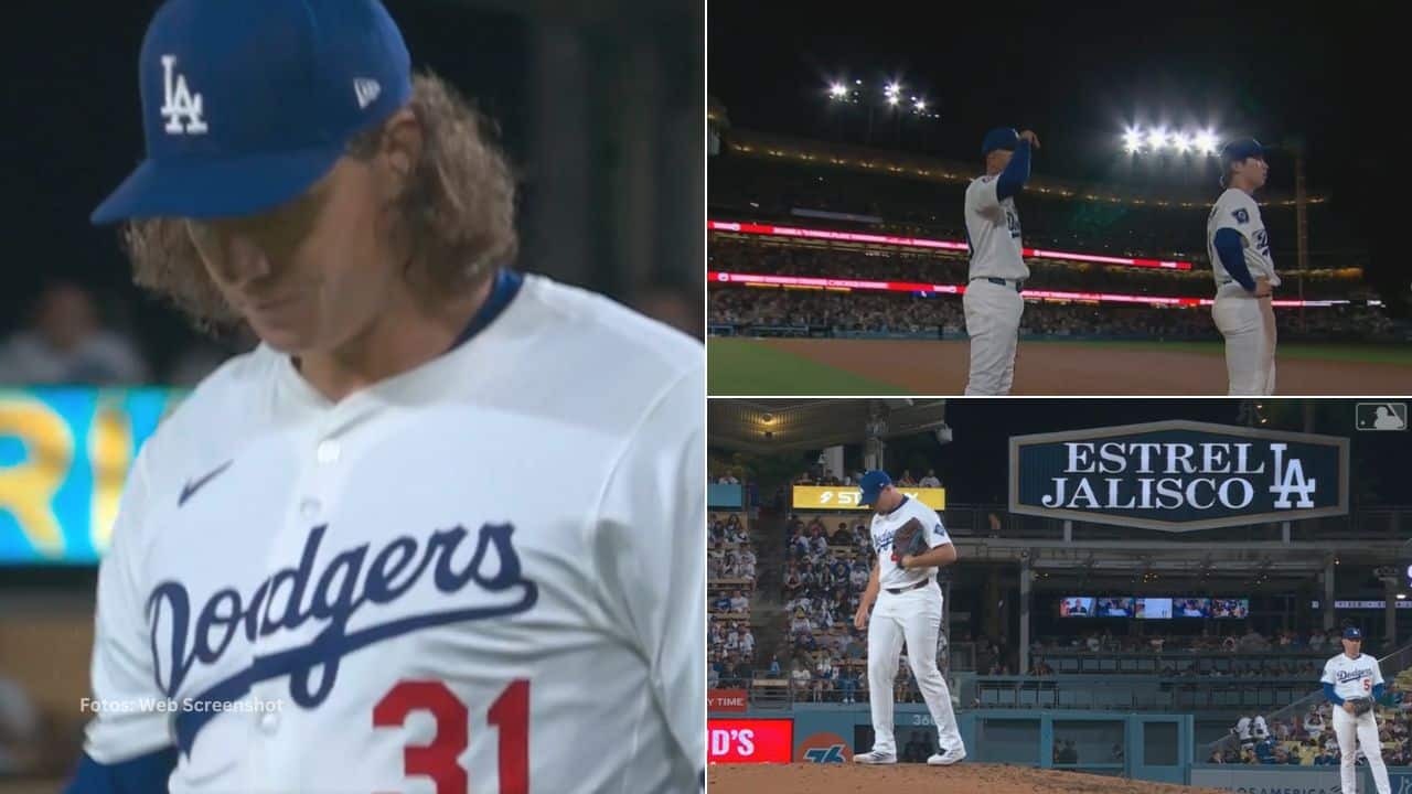 Tyler Glasnow tuvo una excelente apertura con Los Angeles Dodgers, manteniéndose 7.0 entradas sin pemitir hits.