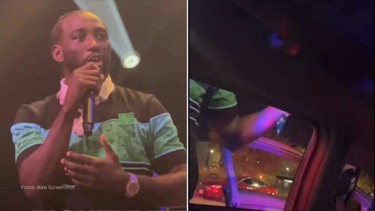 Terence Crawford puso de inmediato las manos en alto y repitió una y otra vez que para nada la intención de la pequeña comitiva era crear problemas.