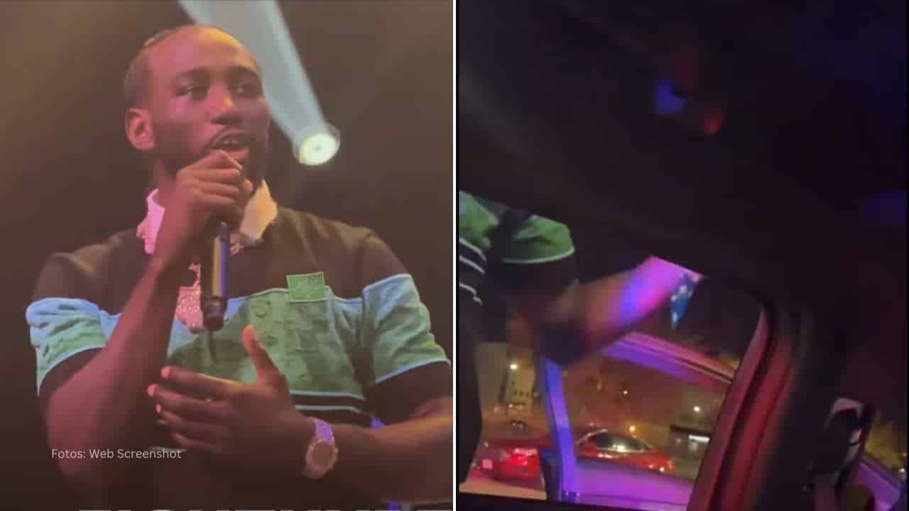 Terence Crawford puso de inmediato las manos en alto y repitió una y otra vez que para nada la intención de la pequeña comitiva era crear problemas.