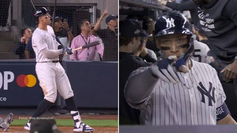 El jardinero Aaron Judge recientemente llegó a 40 remolcadas en su carrera en la Postemporada.