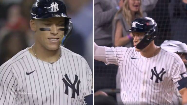 Aaron Judge bateó para .575 de promedio en la Postemporada 2025 de las Grandes Ligas.