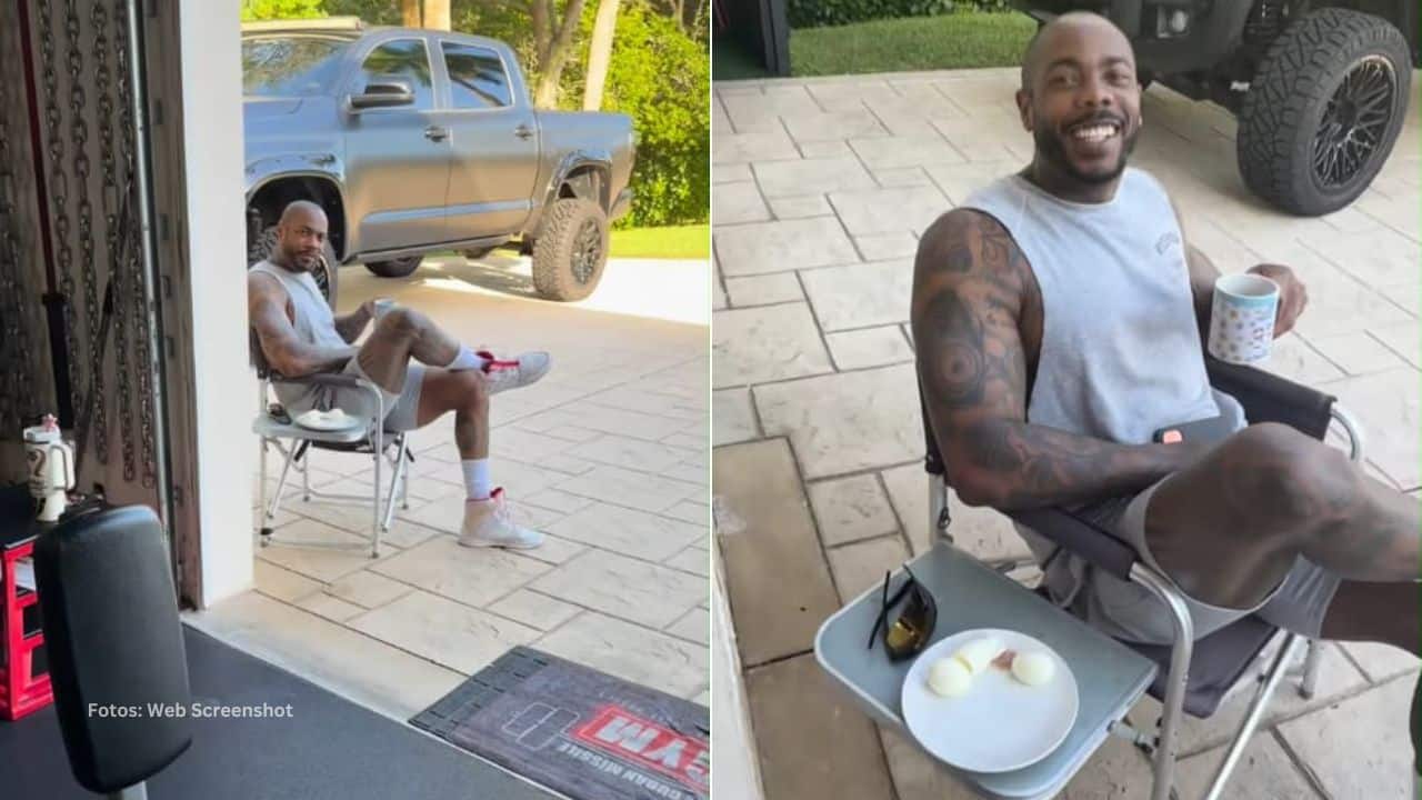 Salvador Pérez y Aroldis Chapman siguen bromeando juntos mientras entrenan de cara al 2026.