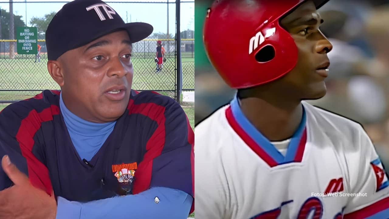 Eduardo Paret en una entrevista y un juego con el Equipo Cuba