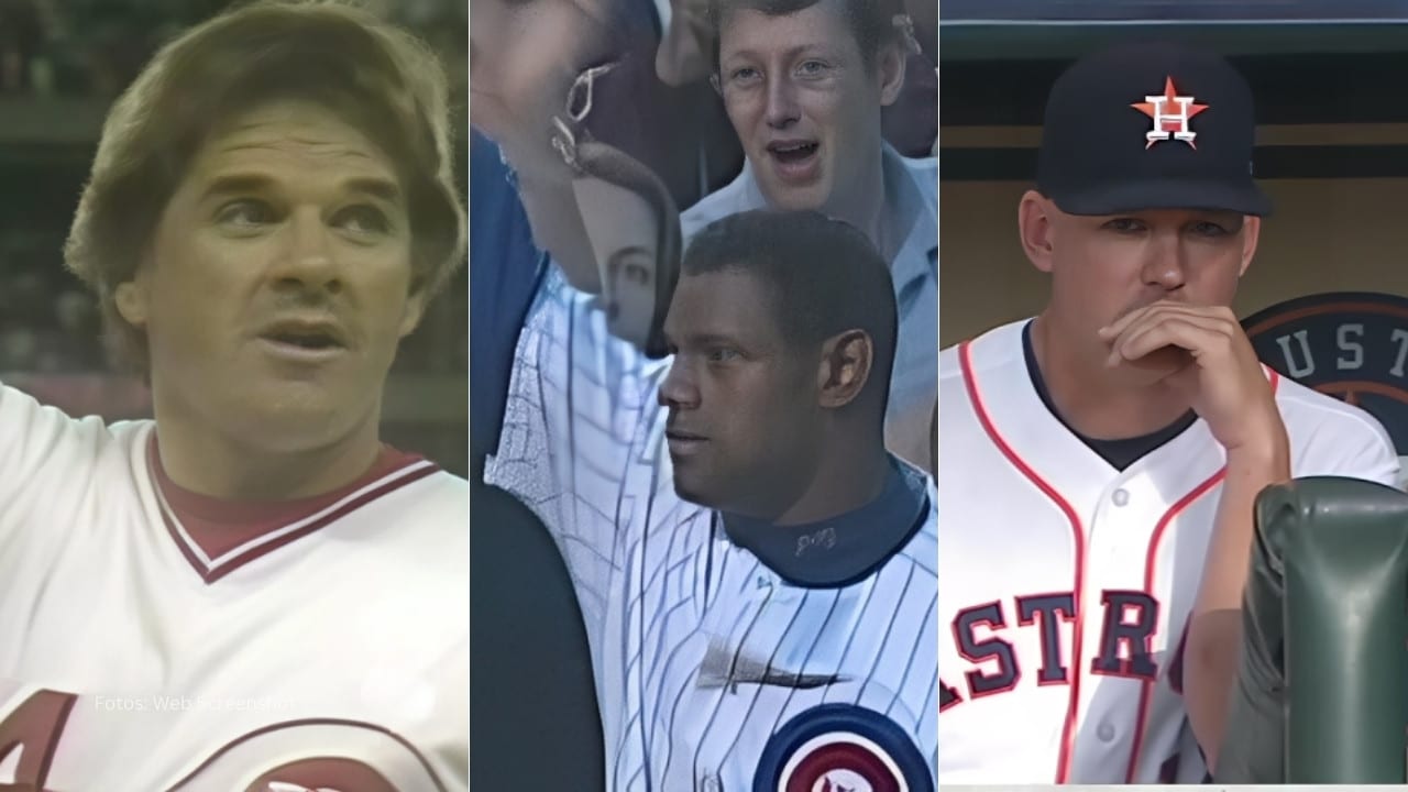 Pete Rose, Sammy Sosa y A.J Hinch forman parte de los escándalos de la MLB
