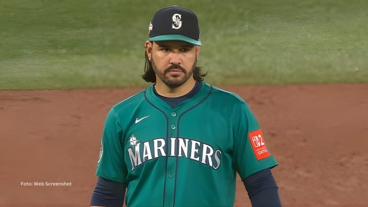 Eugenio Suarez en un juego con Seattle Mariners