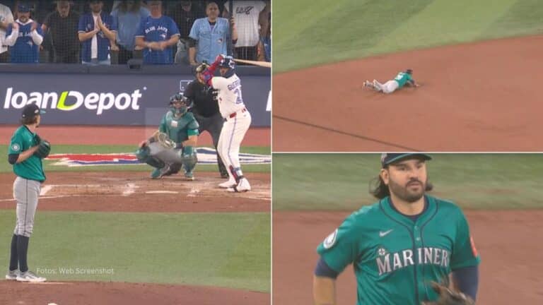 El venezolano Eugenio Suárez acumula 14 asistencias a la defensiva en la postemporada MLB 2025.