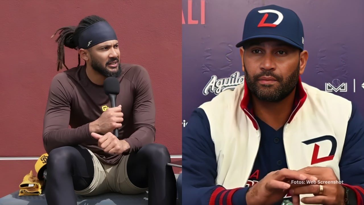 Fernando Tatis Jr y Albert Pujols en una entrevista
