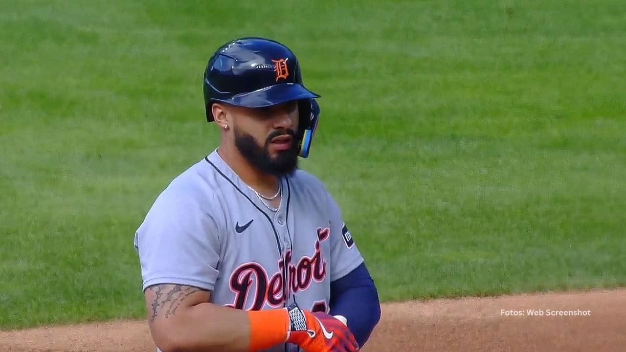 Gleyber Torres en un juego con Detroit Tigers