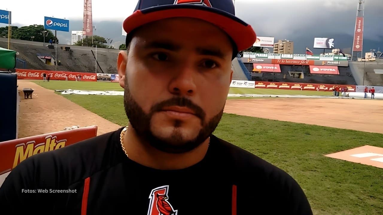 Pelotero Venezolano Jesus Montero en una entrevista con Cardenales de Lara en la LVBP