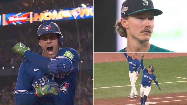 Solo cuatro peloteros tienen más jonrones en la historia de Postemporada que George Springer.