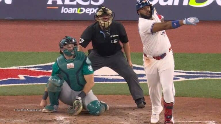 Este es el sexto cuadrangular en la presente Postemporada de Vladimir Guerrero Jr.