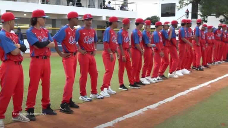 Jugadores del Equipo Cuba Sub 15. prospecto cubano