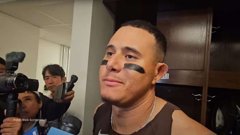 Manny Machado apenas bateó para .100, con un jonrón en 10 turnos al bate en la Postemporada.