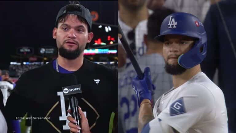 Andy Pages conectó el batazo que terminó decidiendo el encuentro para Los Angeles Dodgers.