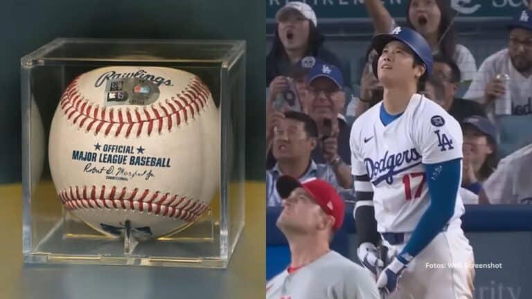 La pelota del jonrón 50 de Shohei Ohtani marcó un hecho inédito en Grandes Ligas.