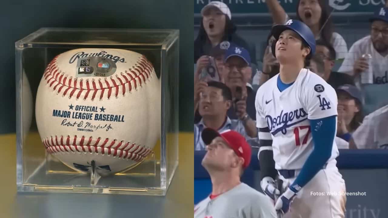 La pelota del jonrón 50 de Shohei Ohtani marcó un hecho inédito en Grandes Ligas.