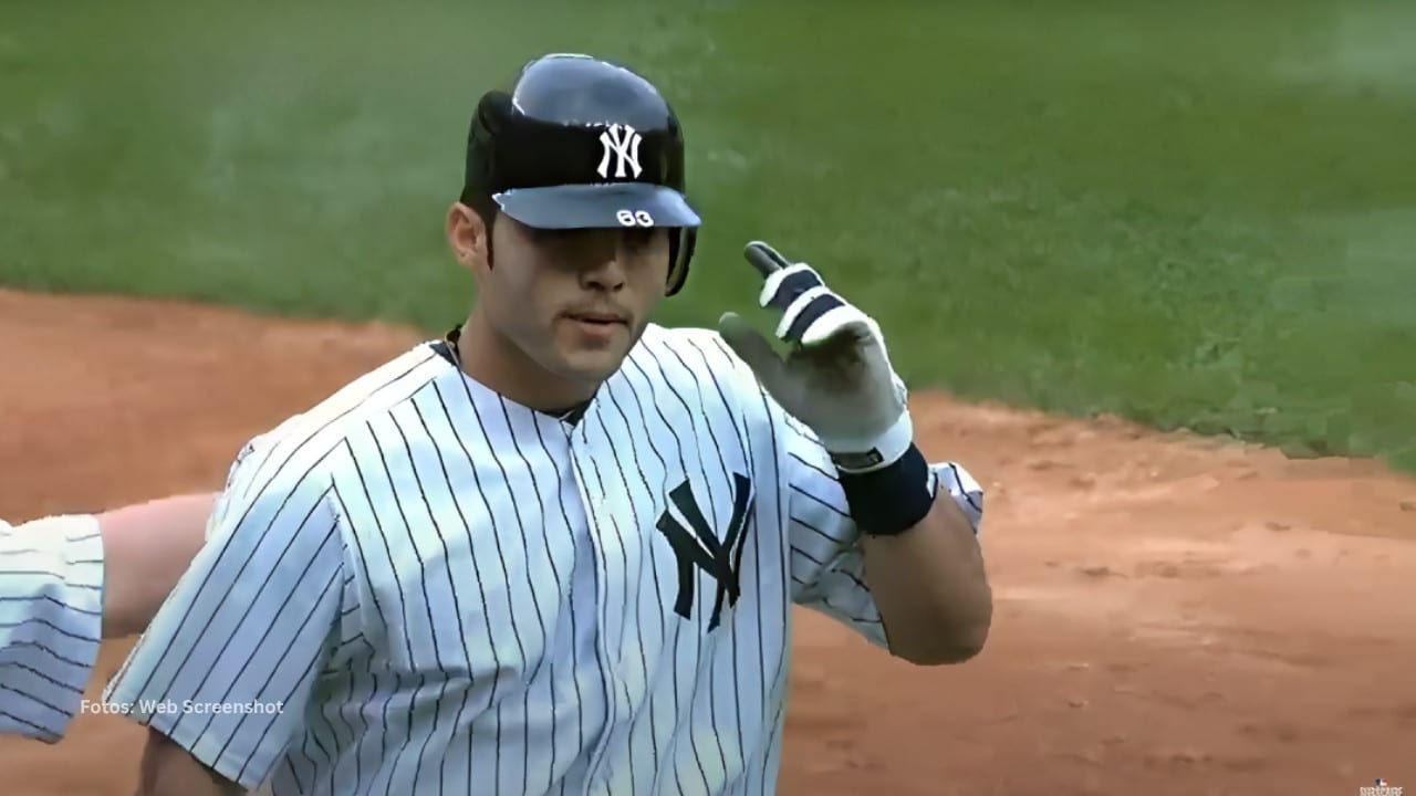 Pelotero Venezolano Jesus Montero en un juego con New York Yankees