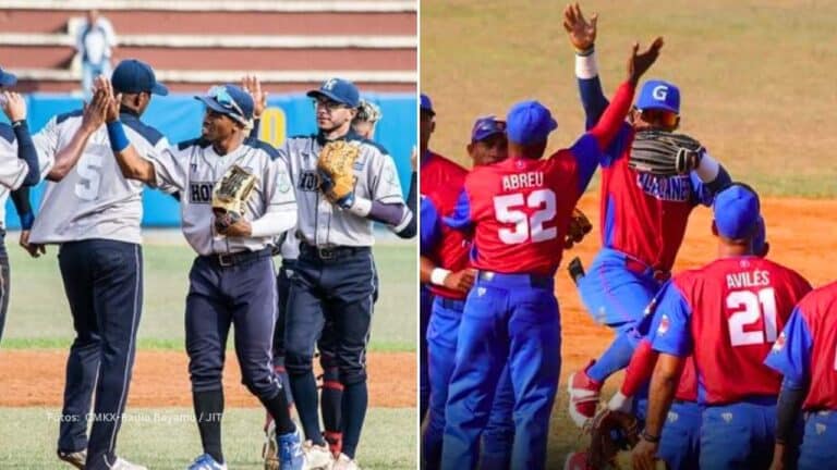 Los Leñadores de Las Tunas, actuales campeones del beisbol cubano, y las Avispas de Santiago, sellaron su partido por lluvia.