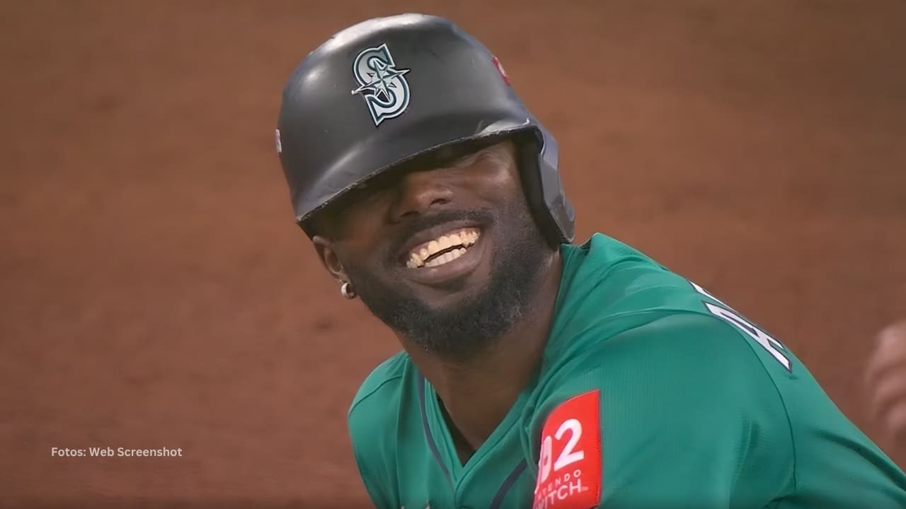 Randy Arozarena en un juego con Seattle Mariners
