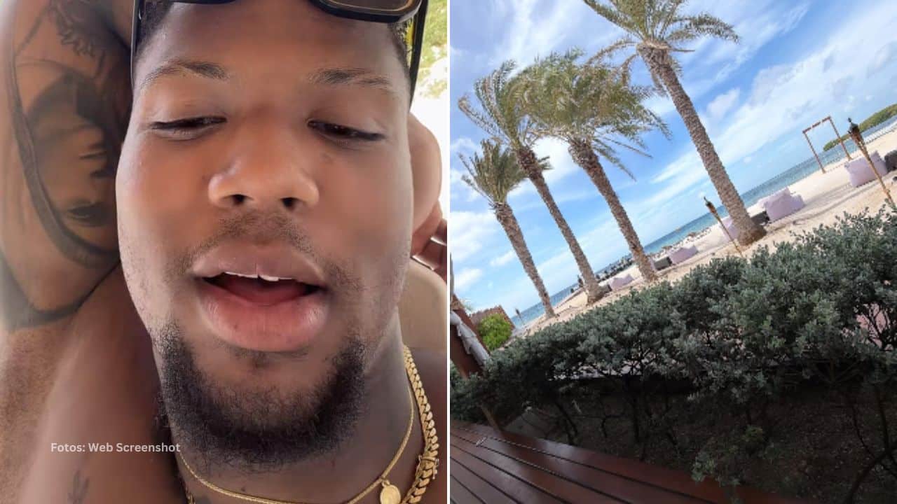 El pelotero venezolano Ronald Acuña Jr. se encuentra recargando sus energías en la tierra que lo vio nacer y formarse como profesional.