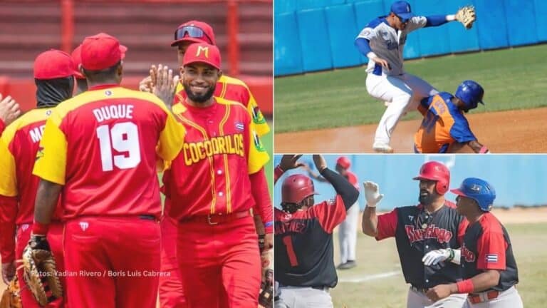Jugadores de Matanzas, Industriales y Santiago de Cuba en la Serie Nacional