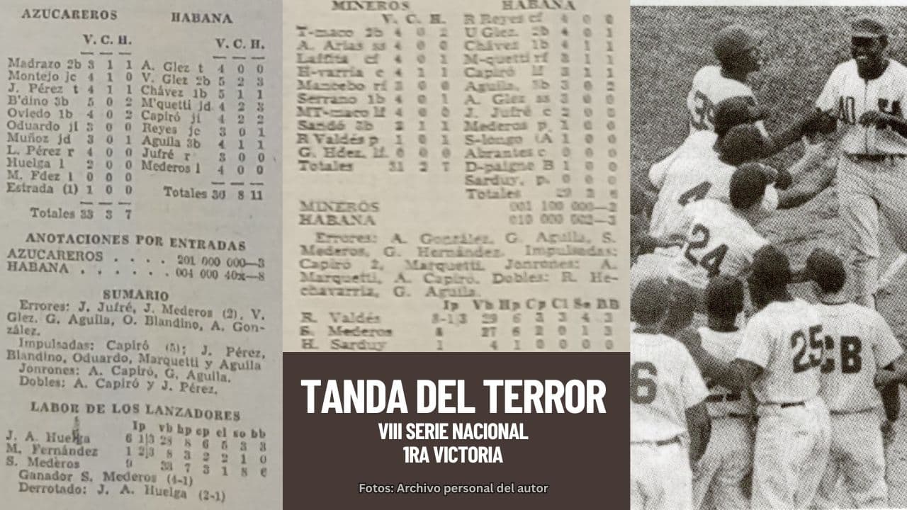 Tanda del Terror beisbol cubano