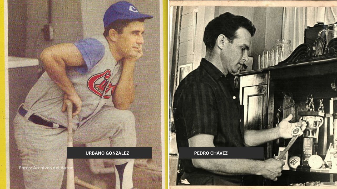 Urbano González y Pedro Chavez beisbol cubano
