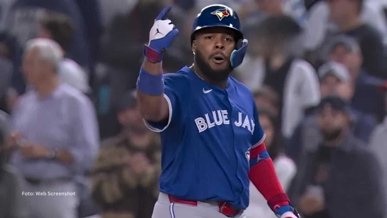 Vladimir Guerrero Jr. en un juego con Toronto Blue Jays
