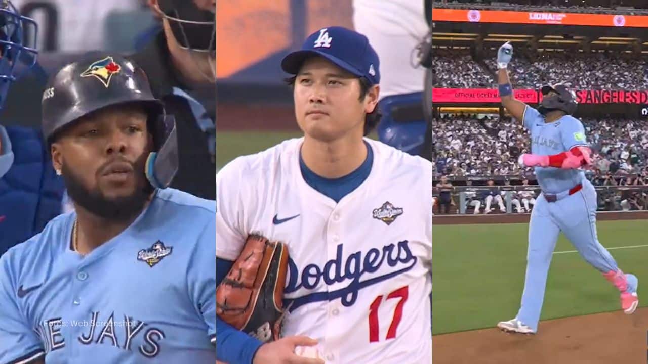 Para Vladimir Guerrero Jr. son ya siente los jonrones acumulados en la presente Postemporada.