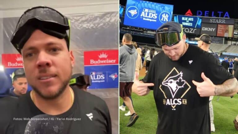 Los festejos de Toronto fueron notorios y entre estos destacó el de Yariel Rodríguez, quien confirmó el estado de gracia que vive.