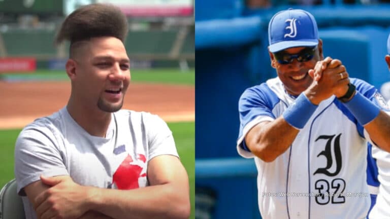 Yuli Gurriel y Victor Mesa