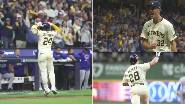 Tres jonrones solitarios guiaron el triunfo de Milwaukee Brewers ante sus aficionados.