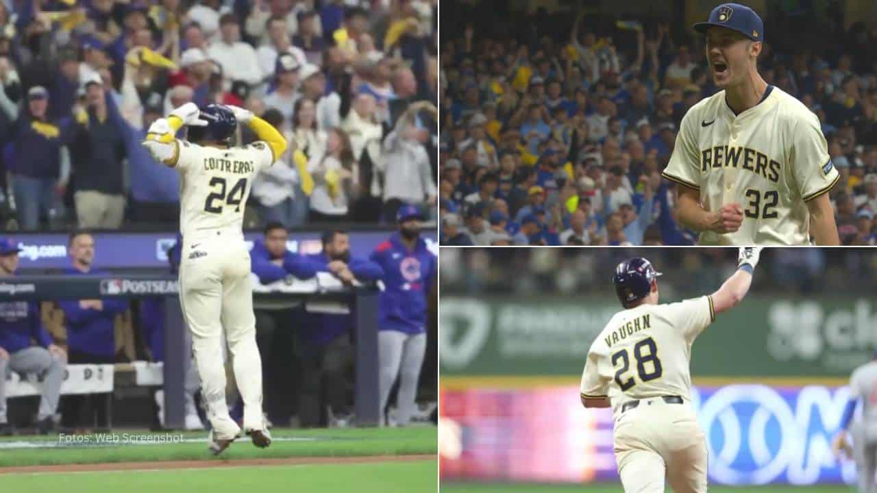 Tres jonrones solitarios guiaron el triunfo de Milwaukee Brewers ante sus aficionados.