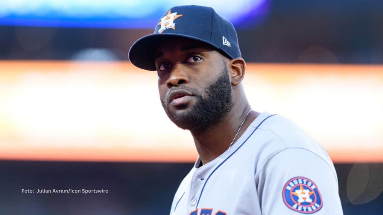 Las dolencias físicas limitaron al pelotero cubano Yordan Alvarez justo cuando la divisa de Houston Astros más lo necesitaban. Foto: Julian Avram/Icon Sportswire